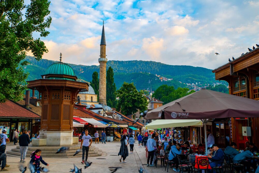 Vieille ville de Baščaršija à Sarajevo, Bosnie