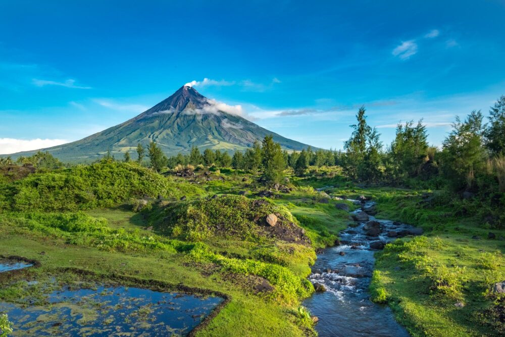 Volcan Mayon aux Philippines