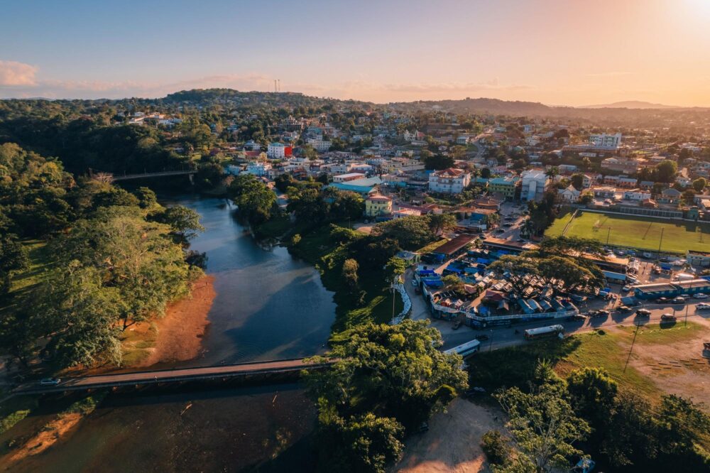 Vue aérienne de San Ignacio