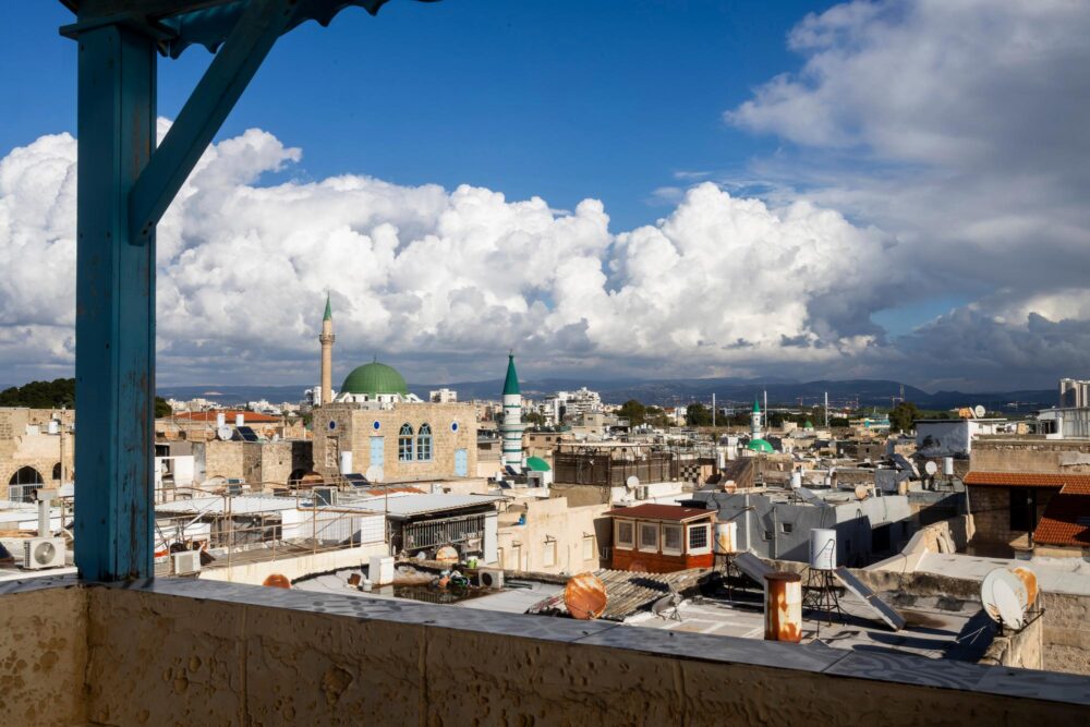 Vue sur la vieille ville d'Acre, Israël