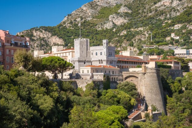 Vue sur le Palais princier de Monaco