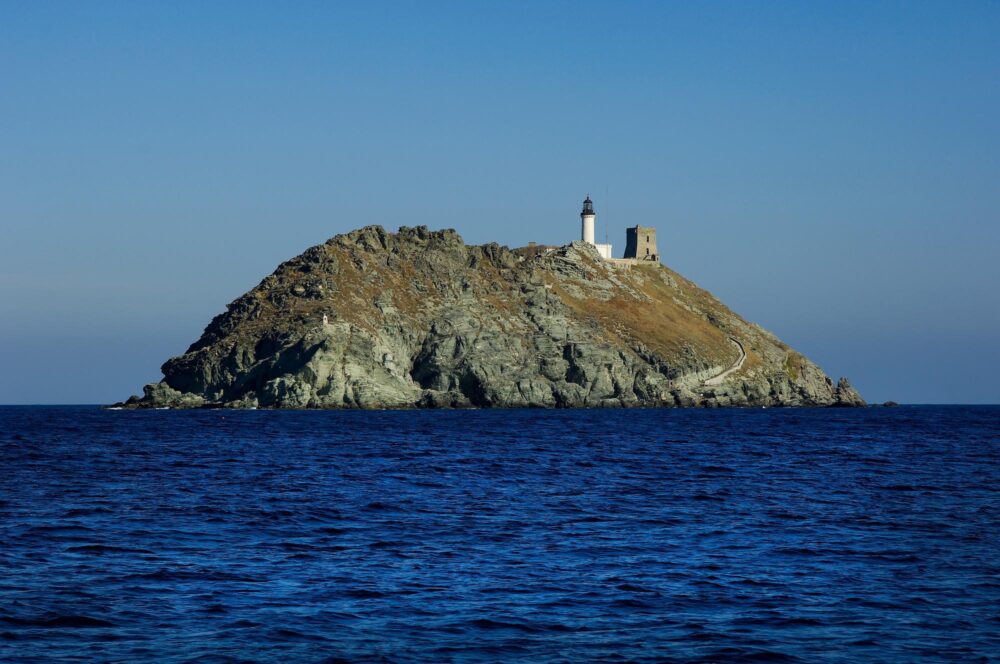 Vue sur l'île de la Giraglia