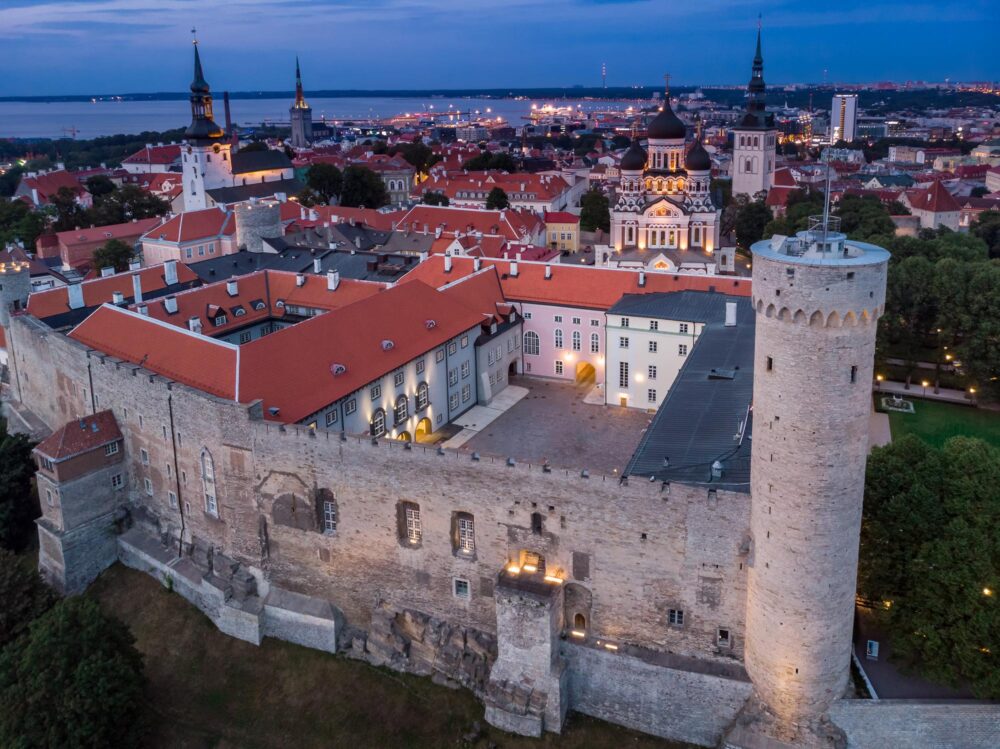 château de Toompea à Tallin à visiter en Estonie