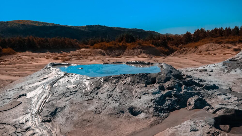 volcans de boue de Berca