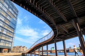 Balade sur les quais de Vesterbro à Copenhague