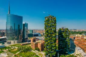 Bosco Verticale dans le quartier d'Isola à Milan