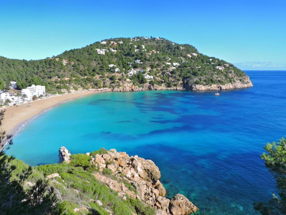 Cala de San Vicente à Ibiza