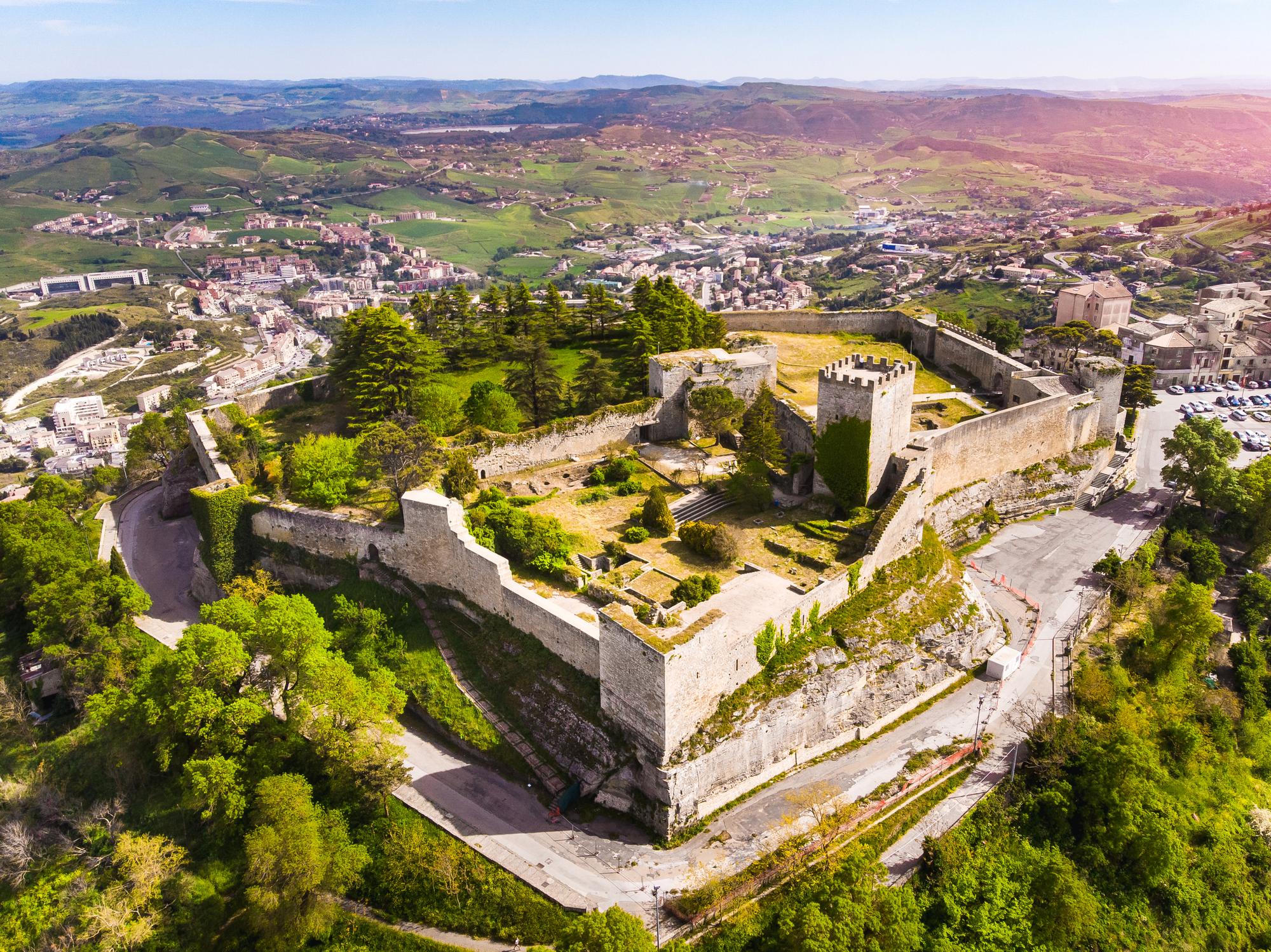Castello di lombardia à Enna, Sicile
