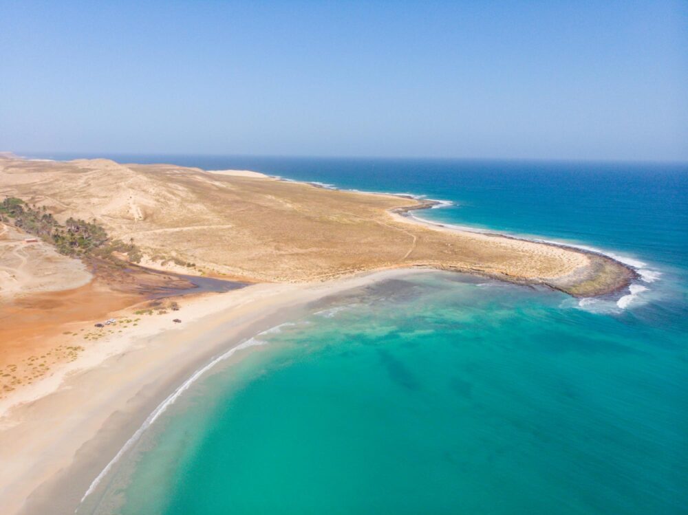 Côte de Boa Vista au Cap Vert