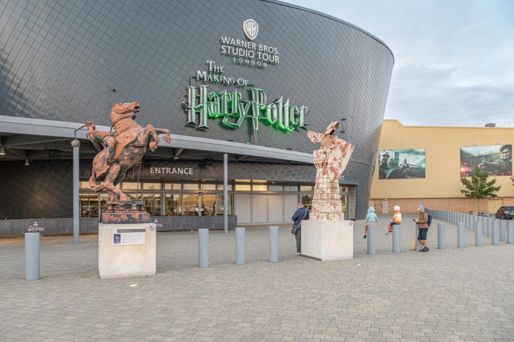 Entrée du Warner Bros Studios Tour Harry Potter