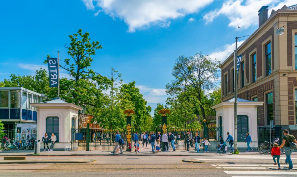 Entrée du Zoo ARTIS à Amsterdam