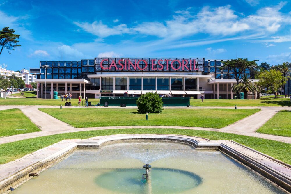 Façade du Casino d’Estoril au Portugal