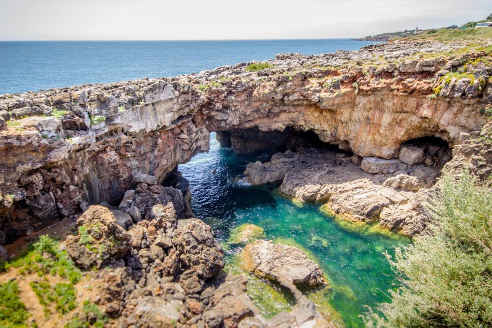 Falaises de Boca do Inferno à Cascais au Portugal