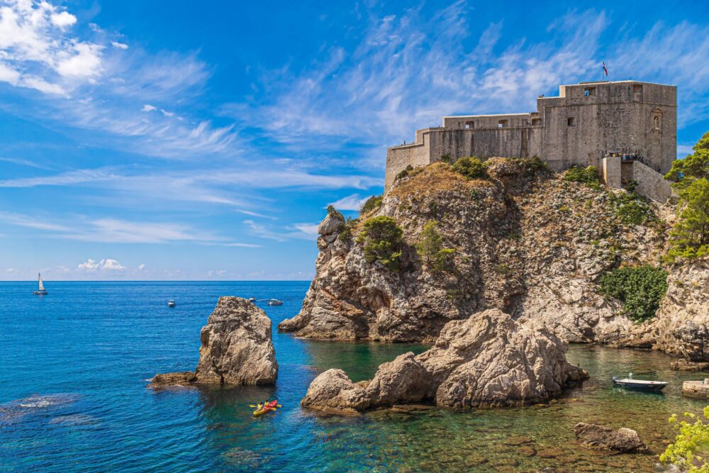 Fort Lovrijenac à Dubrovnik en Croatie