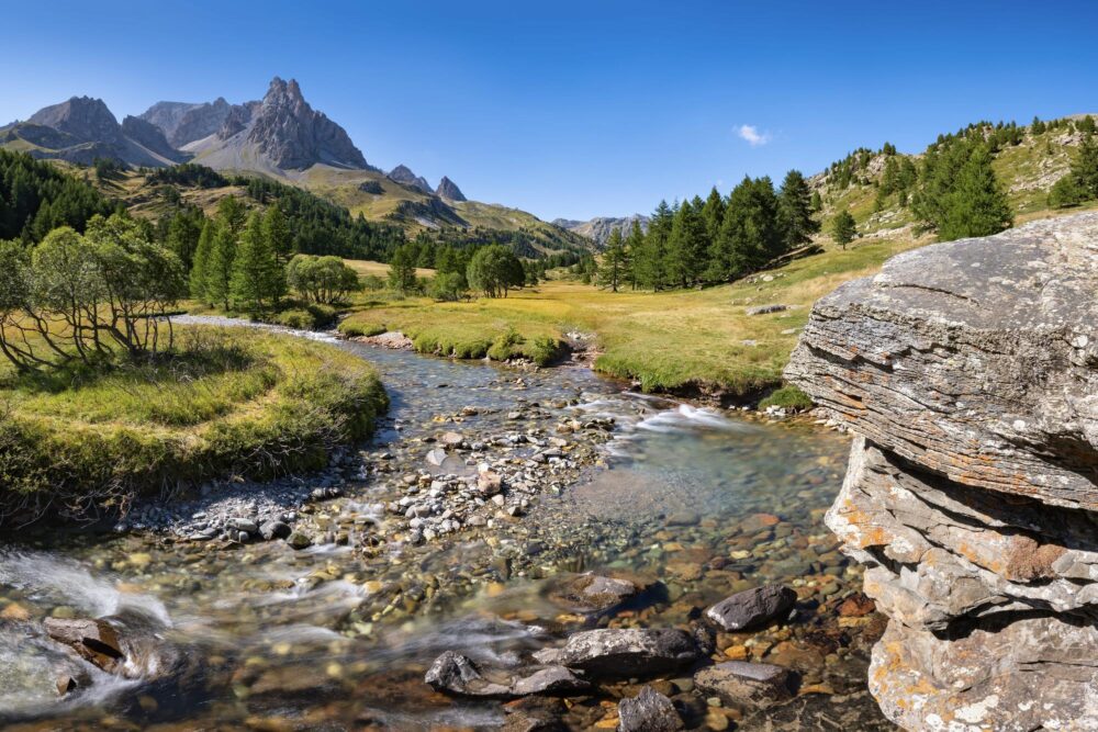 La vallée de la Clarée, France