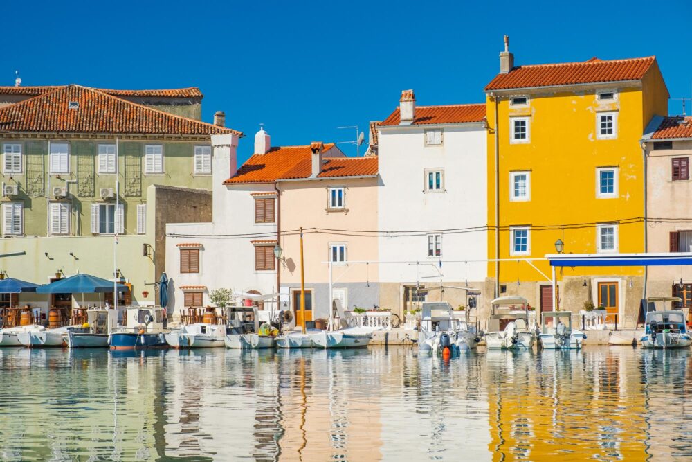 La vieille ville de Cres en Croatie