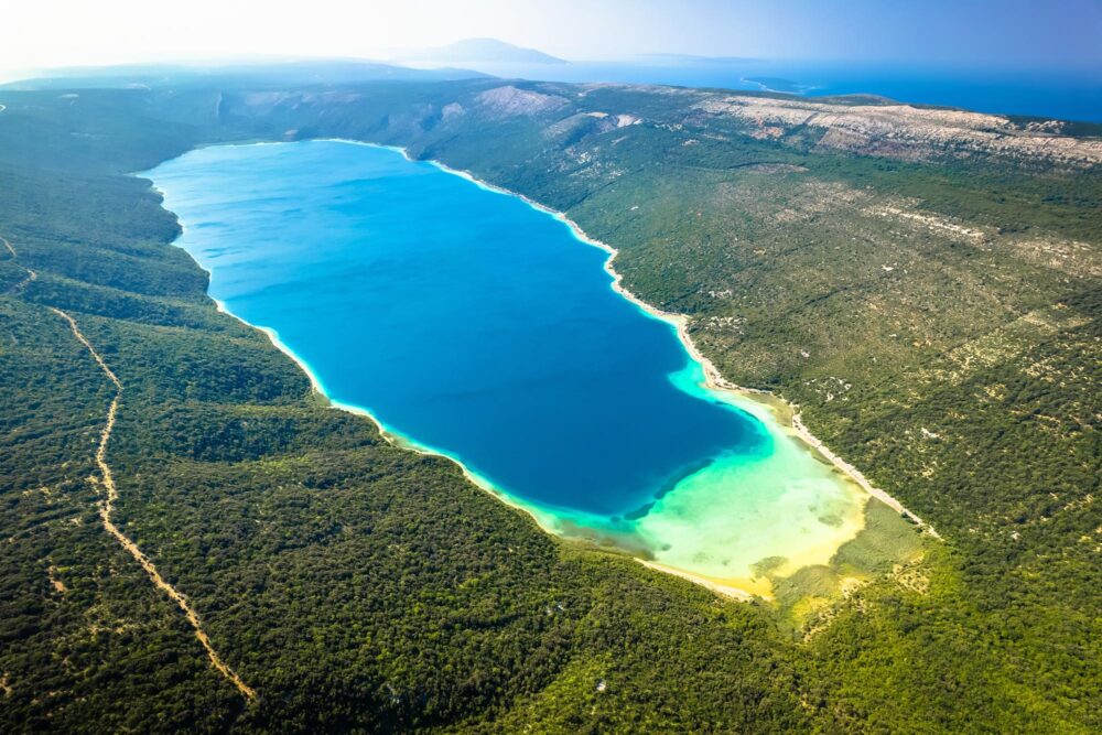 Le lac Vrana en Croatie