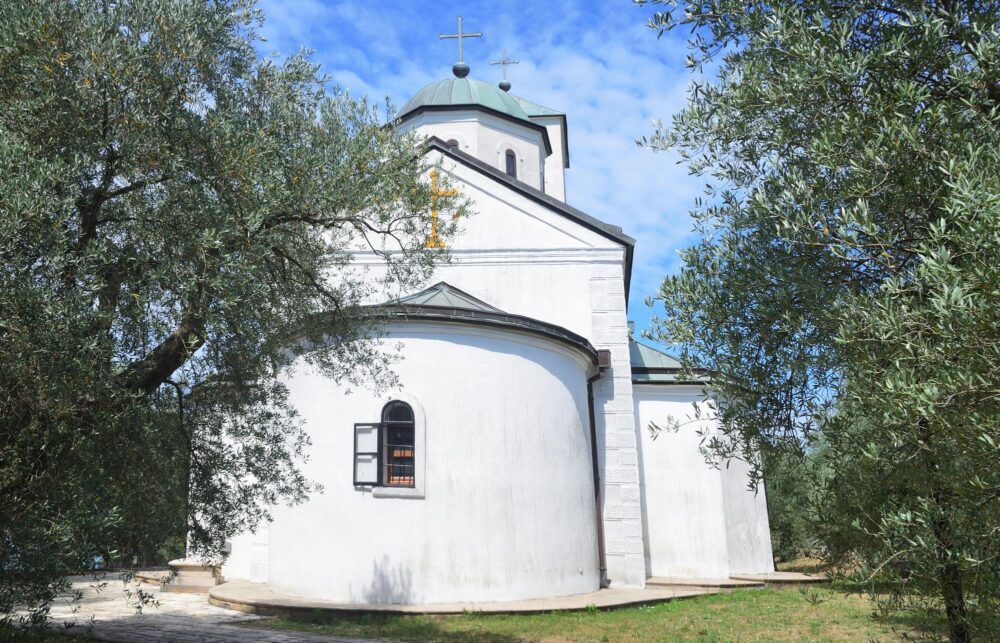 Le monastère de Saint-Nicolas à Ulcinj, Monténégro