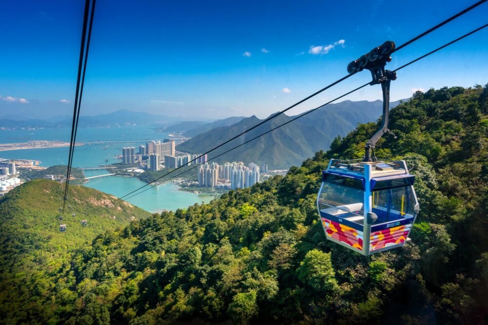 Le téléphérique Ngong Ping 360, Hong Kong