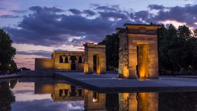 Le temple de Debod à Madrid