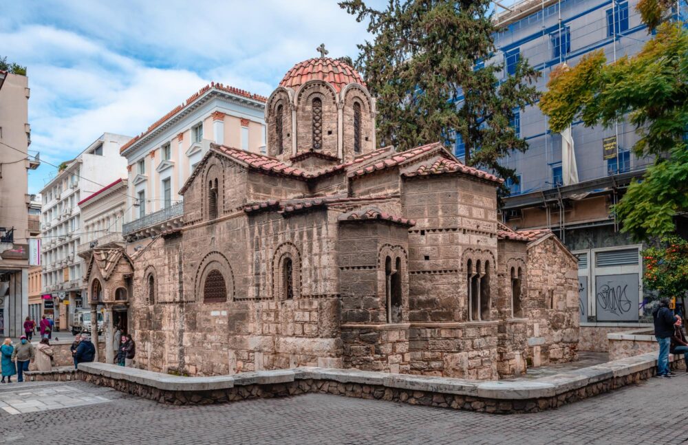 L'église de Panagia Kapnikarea à Athènes en Grèce