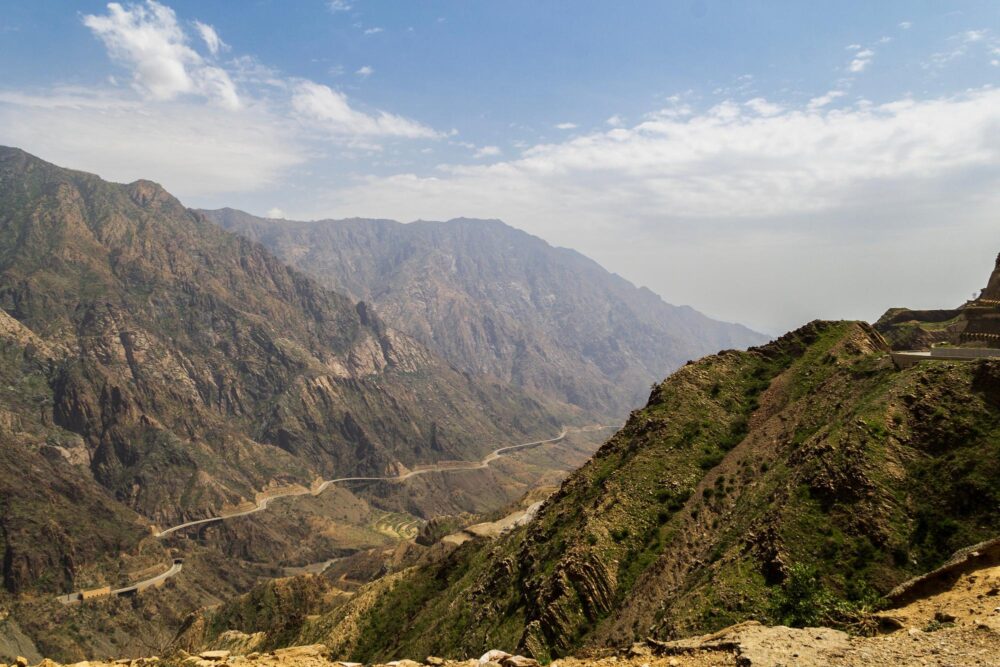 Les montagnes de la région d'Abha en Arabie Saoudite