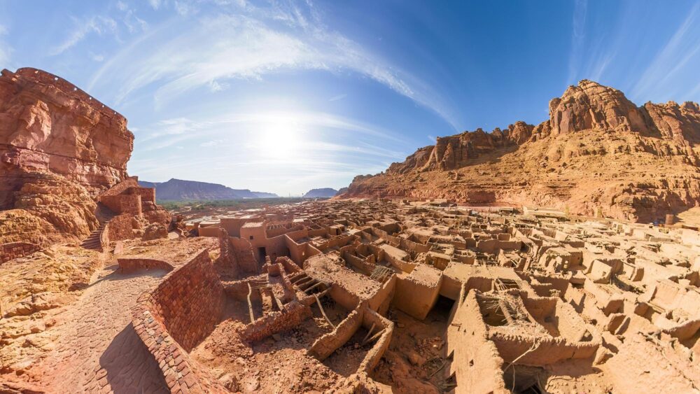 Les ruines de la vieille ville d'Al-Ula