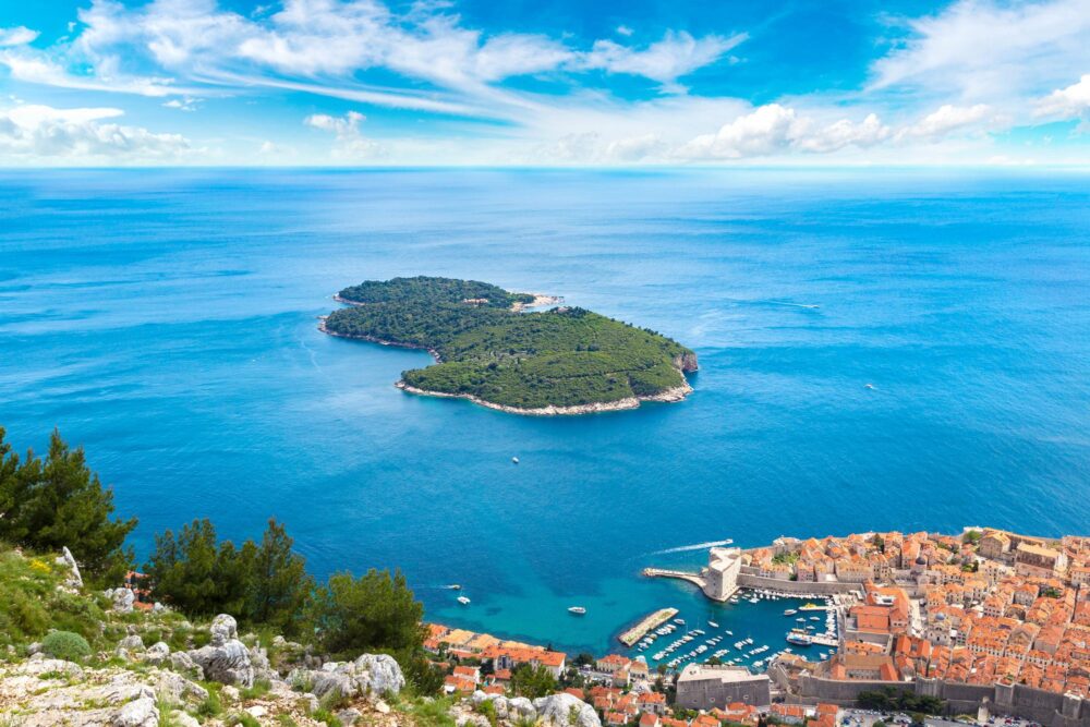 L’île de Lokrum en Croatie