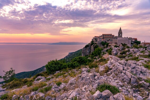 Lubenice sur l'île de Cres en Croatie