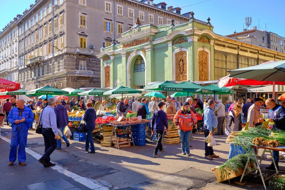 Marché central de Rijeka