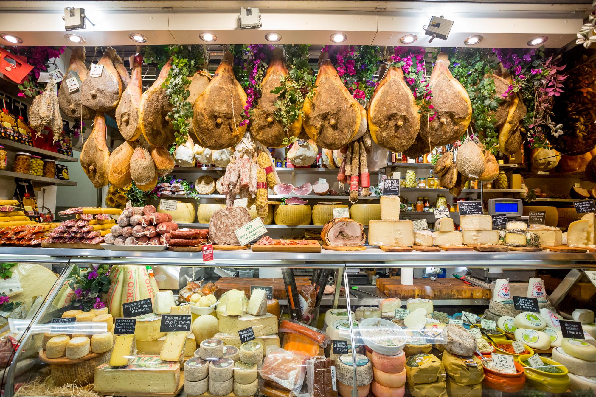 Marché central de San Lorenzo à Florence