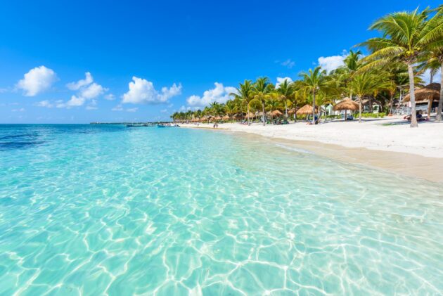 Plage Akumal côte caraïbes au Mexique