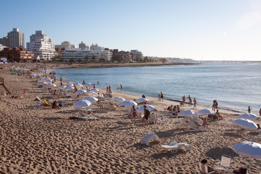 Playa Mansa à Punta del Este, Uruguay