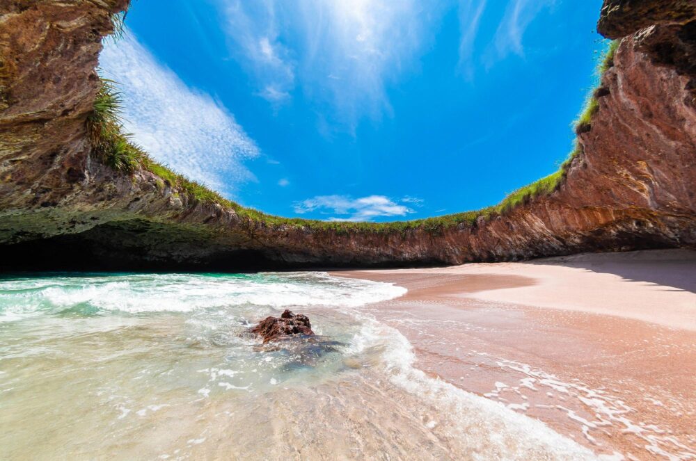 Playa del Amor ou Playa Escondida au Mexique
