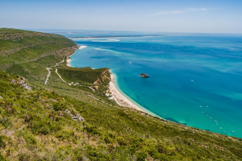 Point de vue panoramique de la réserve naturelle de Serra da Arrábida