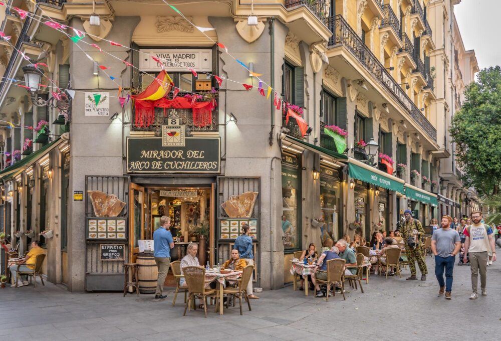 Quartier de La Latina à Madrid