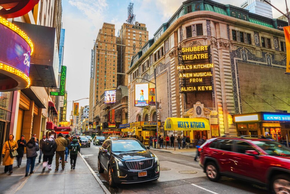 Rue de Broadway à New York