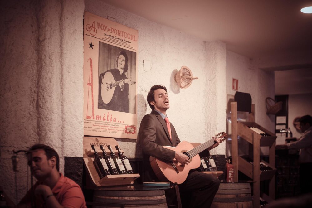Spectacle de fado à Lisbonne au Portugal