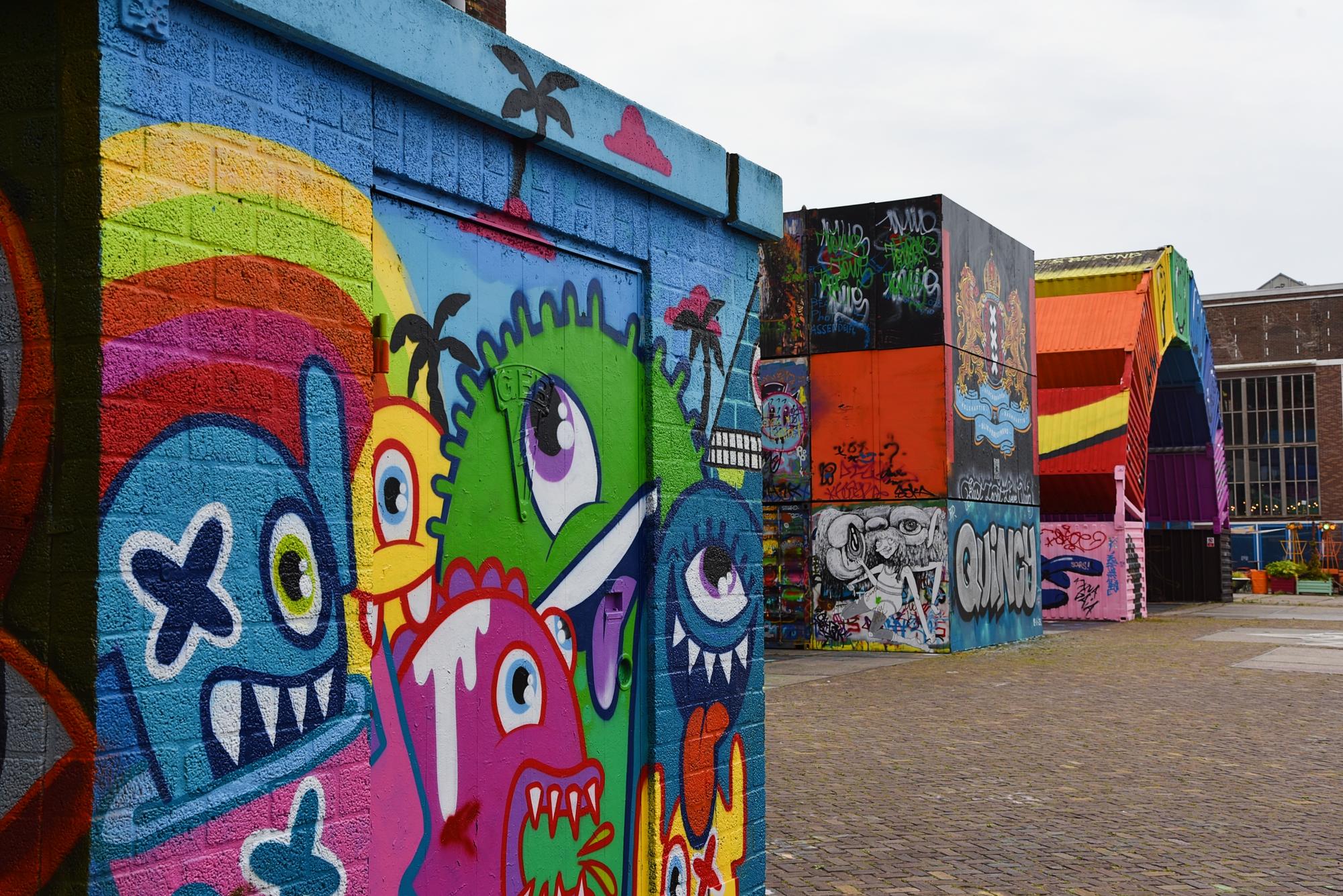 Street-Art au NDSM Wharf