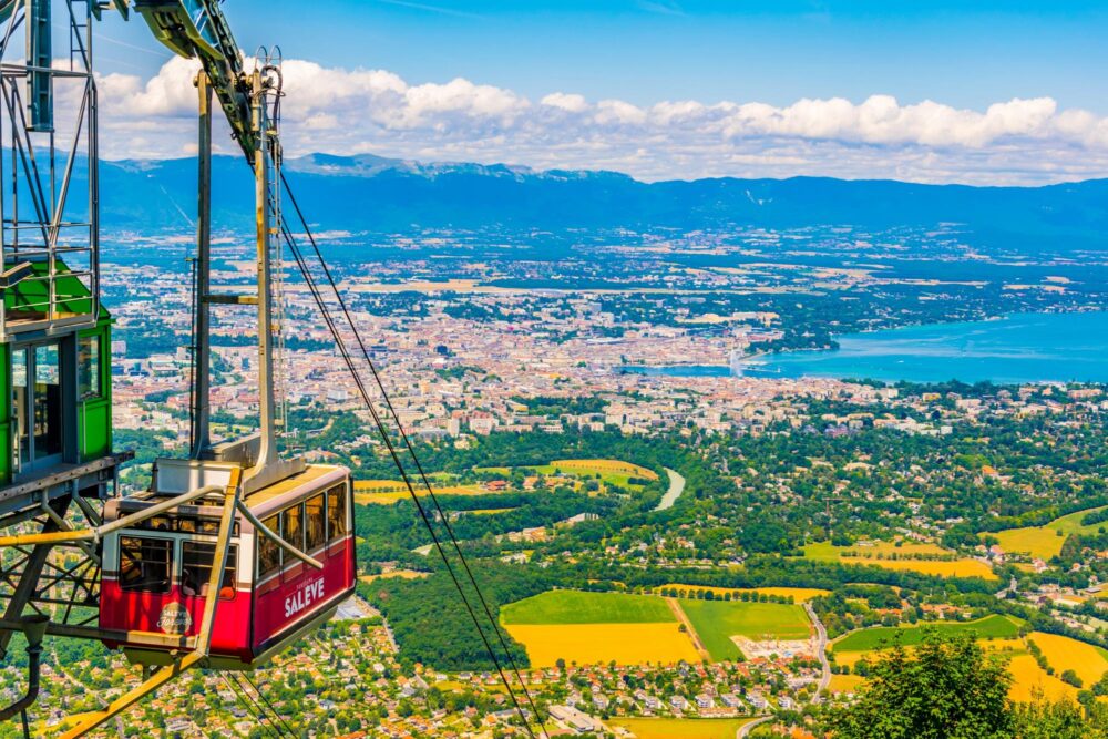 Téléphérique du Mont Salève, près de Genève