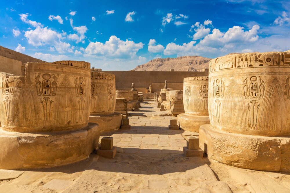 Temple de Médinet Habou, Égypte 