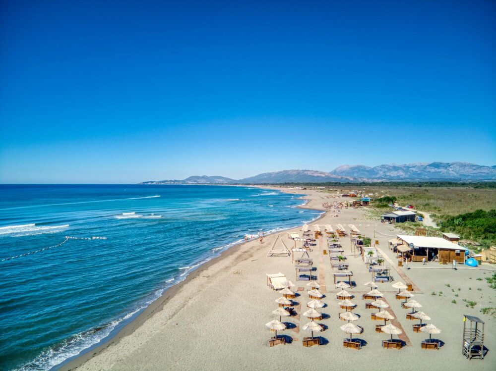 Velika Plaža à Ulcinj, Monténégro