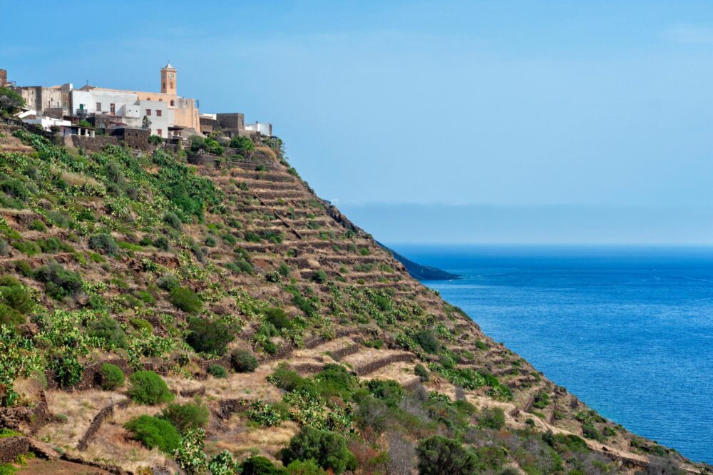 Village de Scauri à Pantelleria en Italie