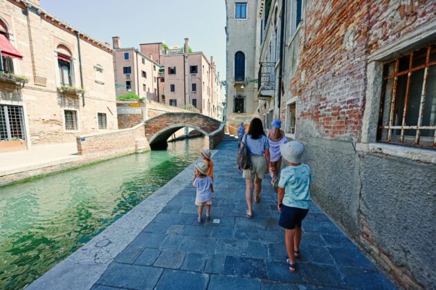Visite de Venise en famille