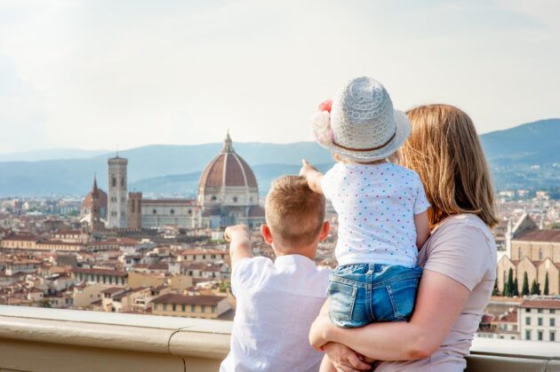 Visite en famille à Florence