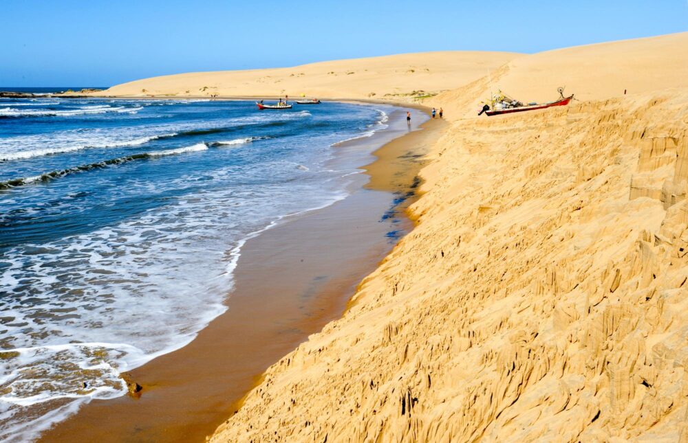 plage de Barra de Valizas en Uruguay