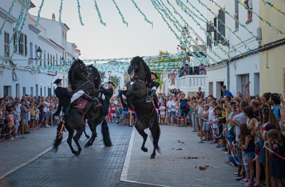 spectacle équestre, Minorque