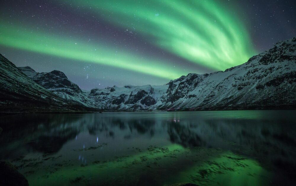 Aurore boréale Svalbard