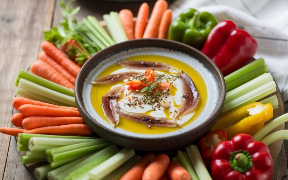 La sauce bagna càuda avec ces légumes croquants