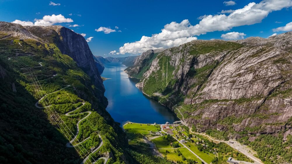 Le fjord Geirangerfjord, Norvège